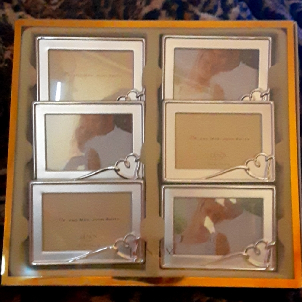 Lenoxcard holder frame set of 6 perfect for Thanksgiving table settings